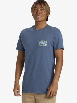Quiksilver Tees|Taking Roots T-Shirt Bering Sea