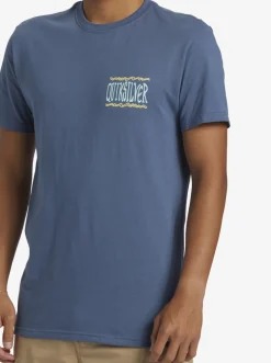Quiksilver Tees|Taking Roots T-Shirt Bering Sea