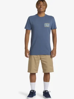 Quiksilver Tees|Taking Roots T-Shirt Bering Sea