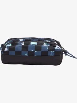 Quiksilver Backpacks & Bags|Tasmen Pencil Case Bering Sea Check Tie Dye 233