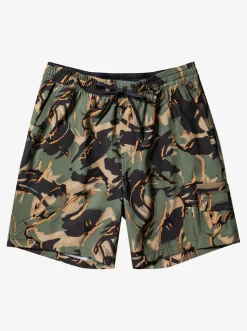 Quiksilver Boardshorts|Taxer Cargo 18" Amphibian Boardshorts Camo - Plage