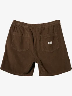 Quiksilver Shorts & Amphibians|Taxer Cord Shorts Major Brown