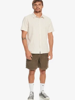 Quiksilver Shorts & Amphibians|Taxer Cord Shorts Major Brown
