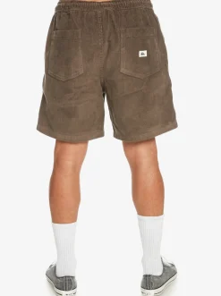 Quiksilver Shorts & Amphibians|Taxer Cord Shorts Major Brown