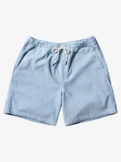 Quiksilver Shorts & Amphibians|Taxer Cord Shorts Celestial Blue