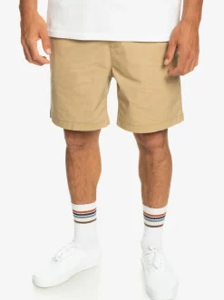 Quiksilver Shorts & Amphibians|Taxer Elastic Waist Shorts Plage