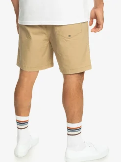 Quiksilver Shorts & Amphibians|Taxer Elastic Waist Shorts Plage