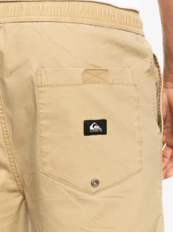Quiksilver Shorts & Amphibians|Taxer Elastic Waist Shorts Plage