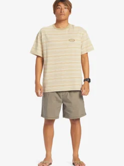 Quiksilver Shorts & Amphibians|Taxer Elastic Waist Shorts Chocolate Chip