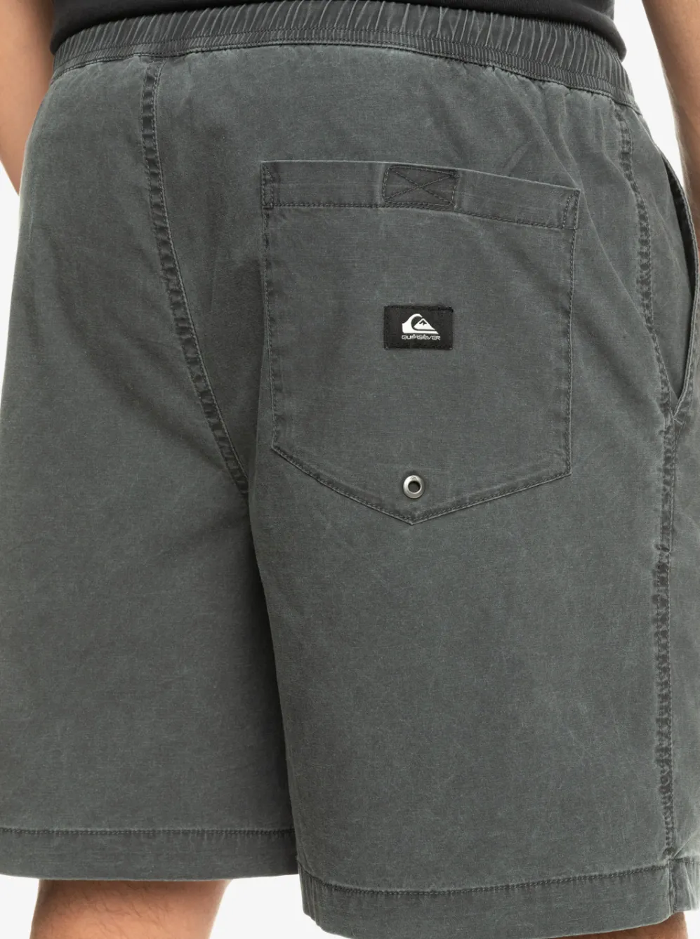 Quiksilver Shorts & Amphibians|Taxer Elastic Waist Shorts Black