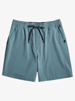 Quiksilver Boardshorts|Taxer Heather 18" Amphibian Boardshorts Bering Sea