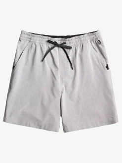 Quiksilver Boardshorts|Taxer Heather 18" Amphibian Boardshorts Sleet