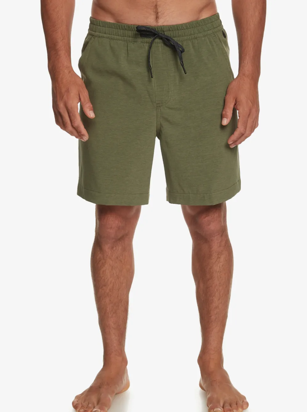 Quiksilver Boardshorts|Taxer Heather 18" Amphibian Boardshorts Four Leaf Clover
