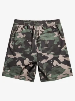 Quiksilver Boardshorts|Taxer Print 18" Amphibian Boardshorts Tarmac