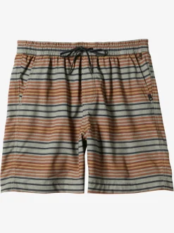 Quiksilver Boardshorts|Taxer Print 18" Amphibian Boardshorts Horizon Birch Taxer