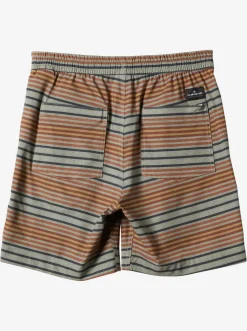 Quiksilver Boardshorts|Taxer Print 18" Amphibian Boardshorts Horizon Birch Taxer