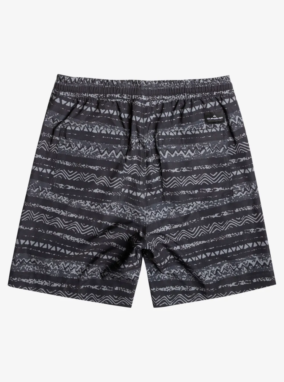 Quiksilver Boardshorts|Taxer Print 18" Amphibian Boardshorts Black