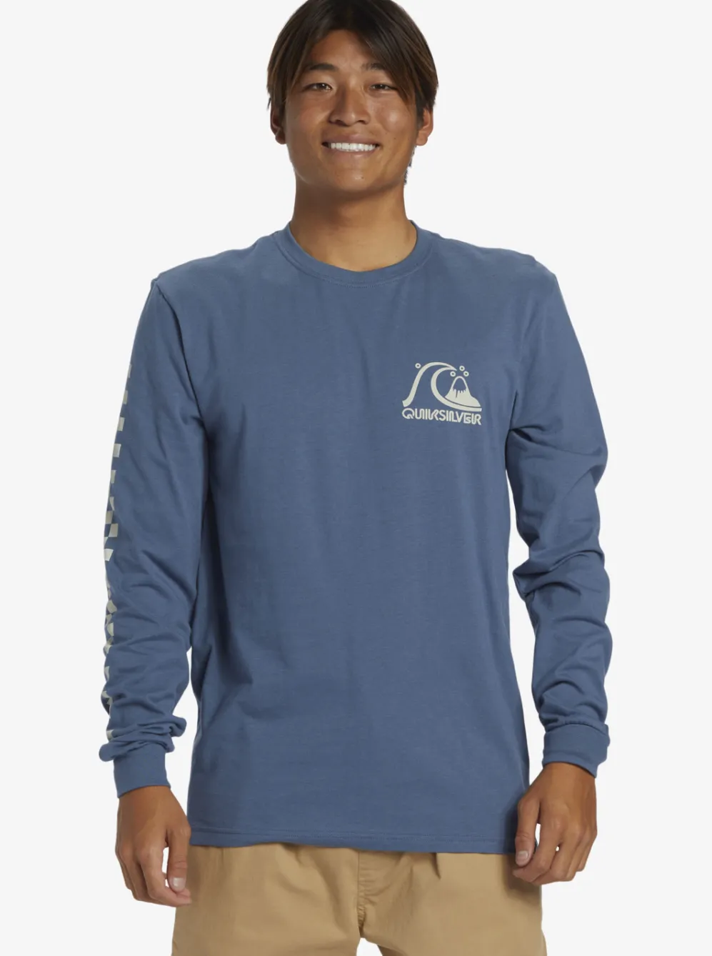 Quiksilver Tees|The Original Long Sleeve T-Shirt Bering Sea