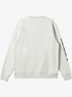 Quiksilver Shirts & Polos|The Original Sweatshirt White Marble Heather
