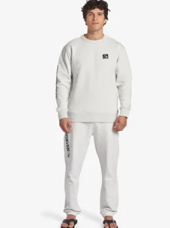 Quiksilver Shirts & Polos|The Original Sweatshirt White Marble Heather