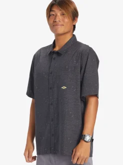 Quiksilver Shirts & Polos|The Saturn Short Sleeve Shirt Tarmac Tribal Floral