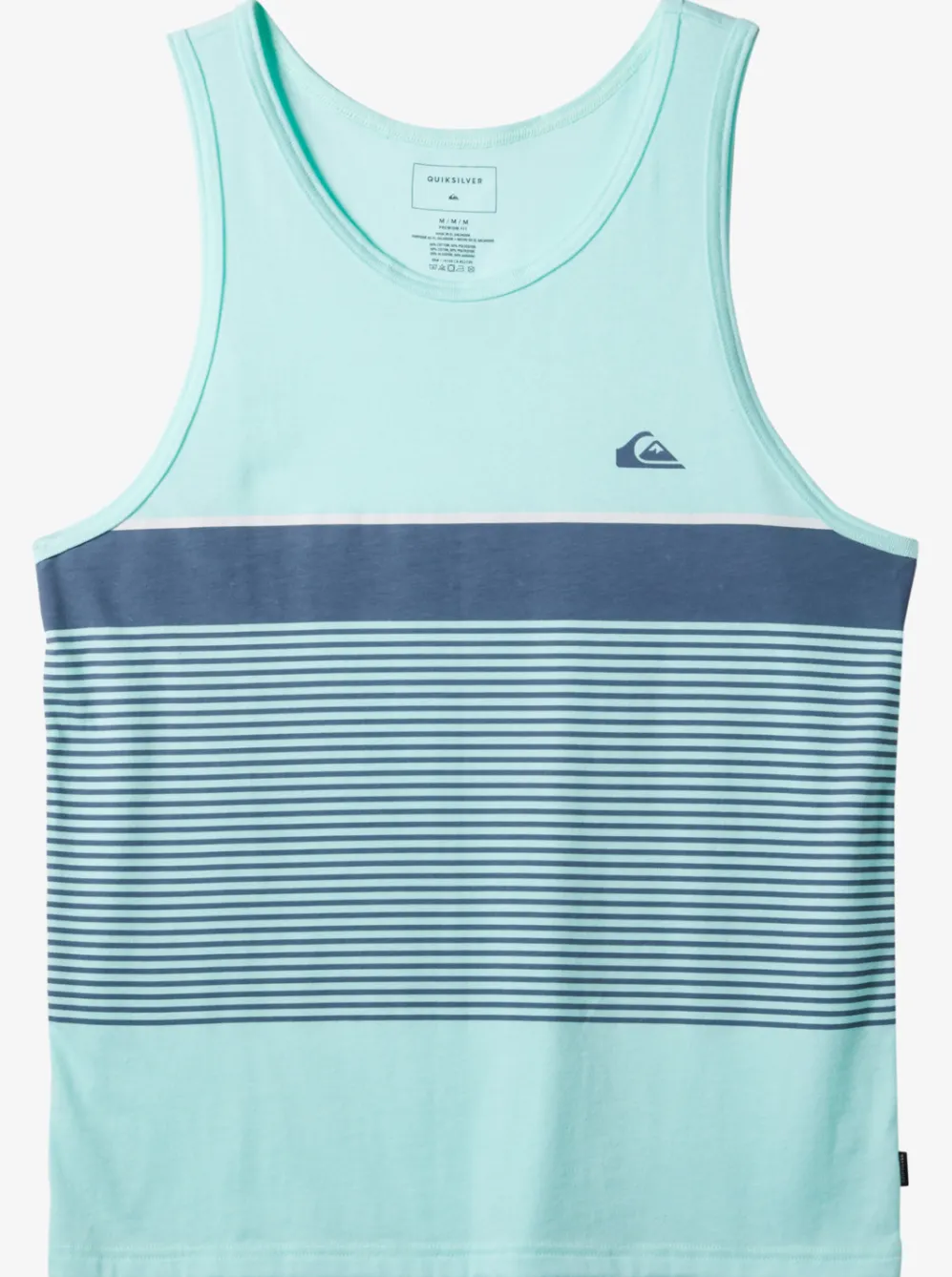 Quiksilver Tees|Tijuana Stripe Tank Top Beach Glass Heather