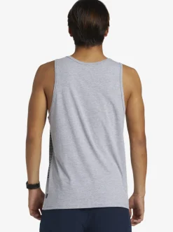 Quiksilver Tees|Tijuana Stripe Tank Top Athletic Heather