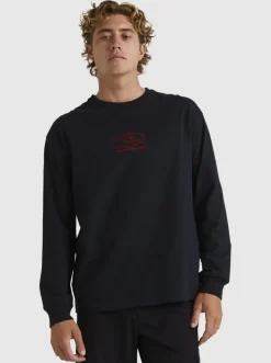 Quiksilver Tees|Tilt Long Sleeve Stn T-Shirt Black