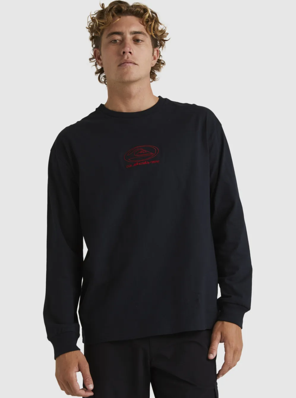 Quiksilver Tees|Tilt Long Sleeve Stn T-Shirt Black