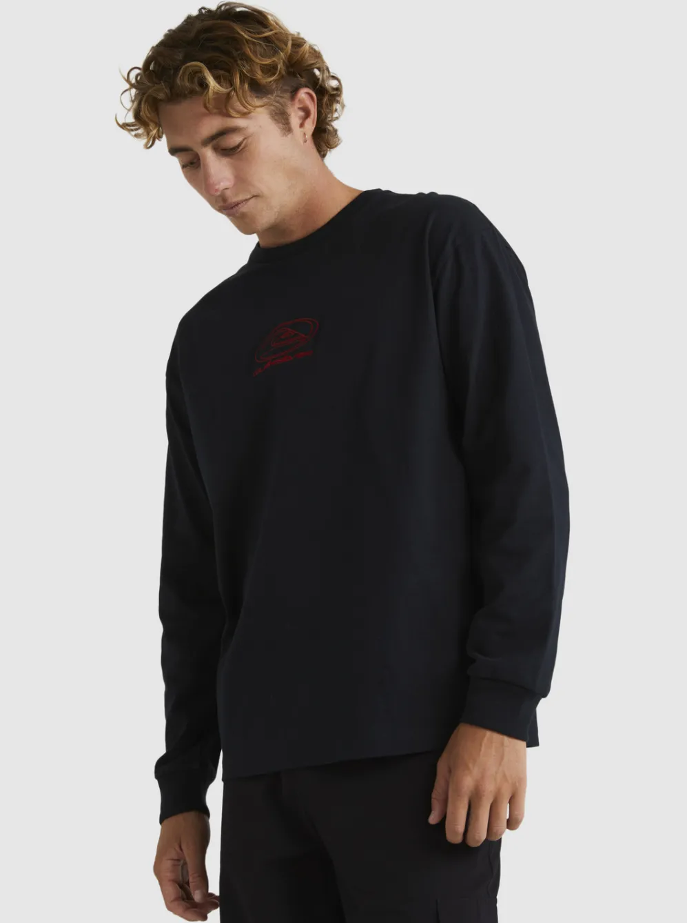 Quiksilver Tees|Tilt Long Sleeve Stn T-Shirt Black