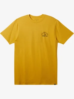 Quiksilver Tees|Timeless Spin T-Shirt Yolk Yellow