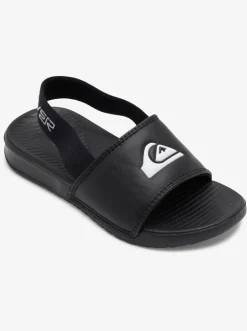 Quiksilver Sandals|Toddler'S Bright Coast Strapped Sandals Black/White/Black