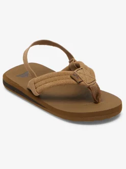 Quiksilver Sandals|Toddler'S Carver Suede Core Sandals Tan 1