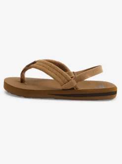 Quiksilver Sandals|Toddler'S Carver Suede Core Sandals Tan 1