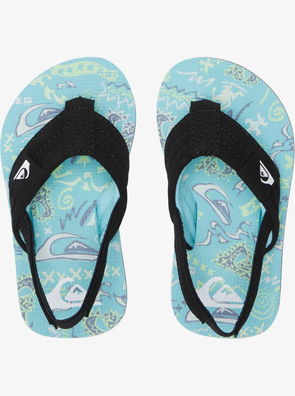 Quiksilver Sandals|Toddler'S Molokai Layback Sandals Blue/Blue/Green