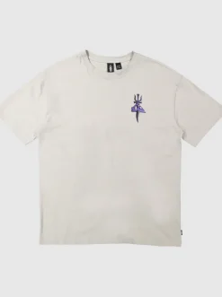 Quiksilver Tees|Tridagger T-Shirt Gray Violet