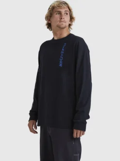 Quiksilver Tees|Trident Long Sleeve T-Shirt Black