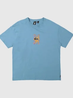 Quiksilver Tees|Trident T-Shirt Adriatic Blue