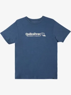 Quiksilver Tees|Twinnies Mod T-Shirt Dark Denim Heather
