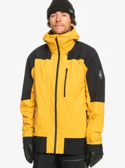 Quiksilver Snow Jackets|Ultralight Gore-Tex® Technical Snow Jacket Mineral Yellow