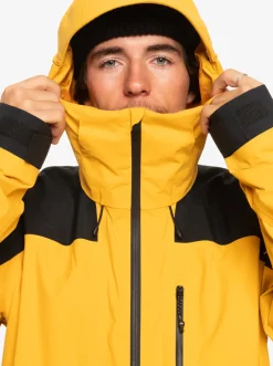 Quiksilver Snow Jackets|Ultralight Gore-Tex® Technical Snow Jacket Mineral Yellow