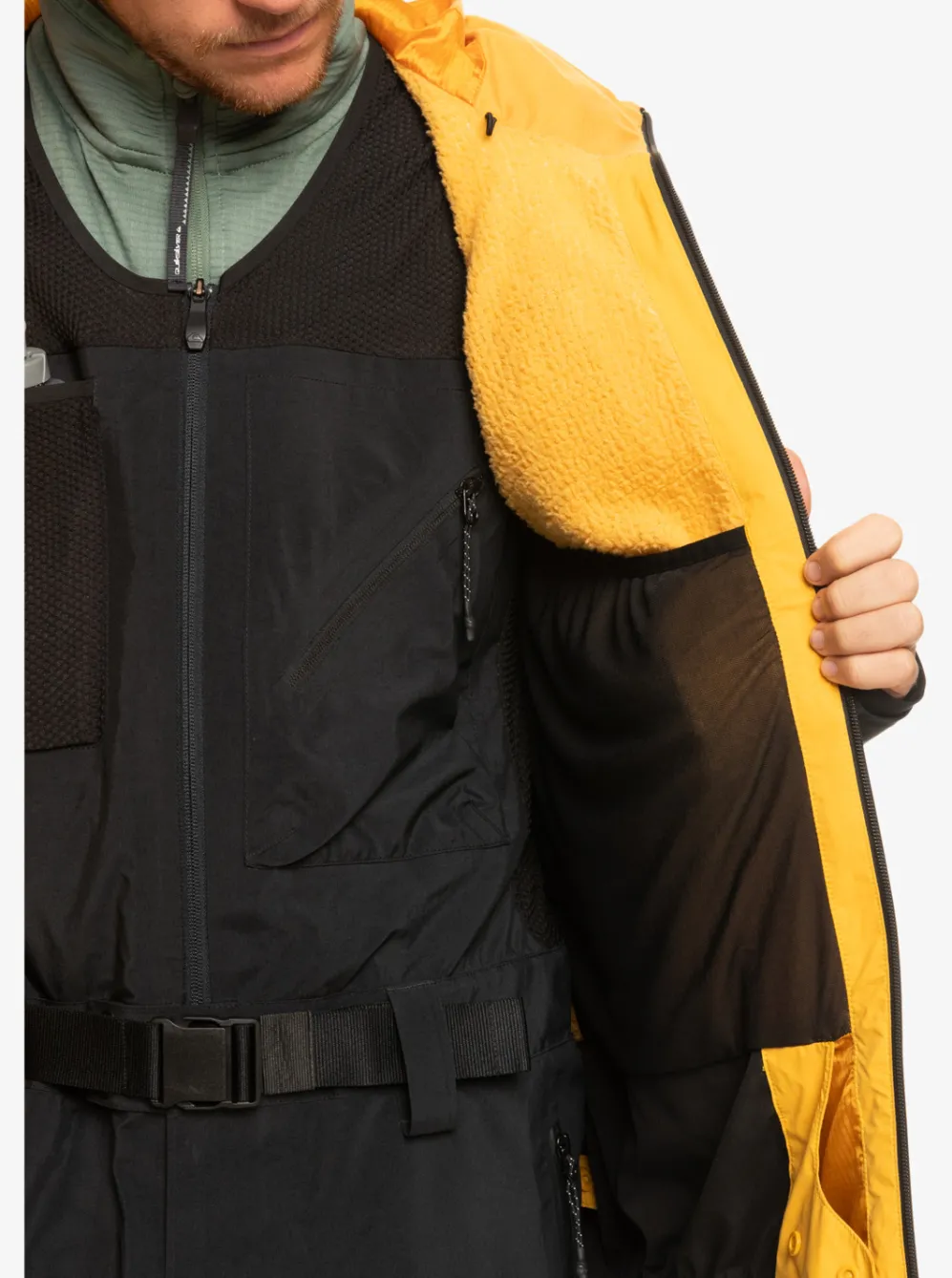 Quiksilver Snow Jackets|Ultralight Gore-Tex® Technical Snow Jacket Mineral Yellow
