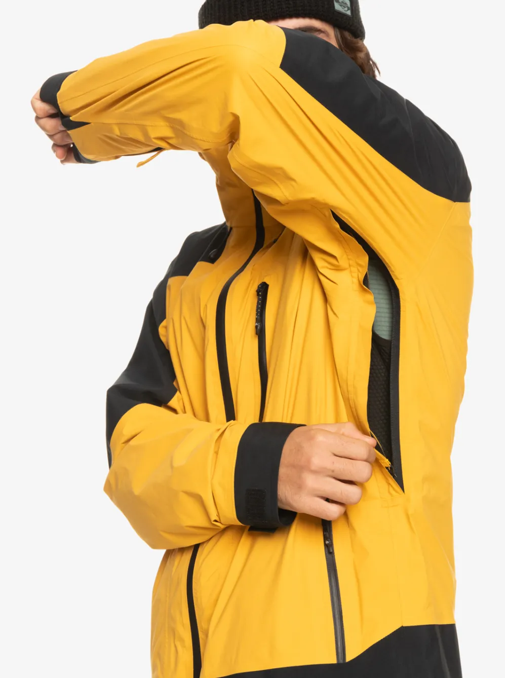 Quiksilver Snow Jackets|Ultralight Gore-Tex® Technical Snow Jacket Mineral Yellow