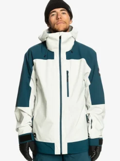 Quiksilver Snow Jackets|Ultralight 20K Technical Snow Jacket Nimbus Cloud