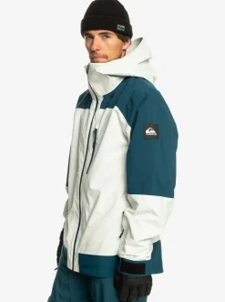 Quiksilver Snow Jackets|Ultralight 20K Technical Snow Jacket Nimbus Cloud