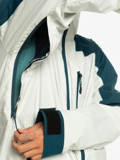 Quiksilver Snow Jackets|Ultralight 20K Technical Snow Jacket Nimbus Cloud