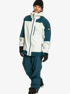 Quiksilver Snow Jackets|Ultralight 20K Technical Snow Jacket Nimbus Cloud