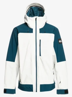Quiksilver Snow Jackets|Ultralight 20K Technical Snow Jacket Nimbus Cloud
