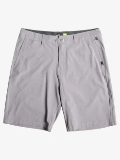 Quiksilver Boardshorts|Union Heather 20" Amphibian Boardshorts For Young Men Sleet