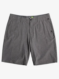 Quiksilver Boardshorts|Union Heather 20" Amphibian Boardshorts For Young Men Black